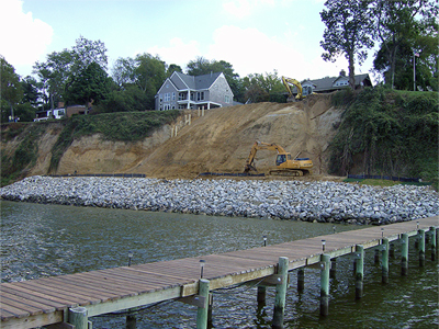 Gillespie Erosion Protection Project in Yorktown, VA