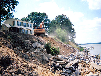 Smithfield, Virginia Erosion Protection Project